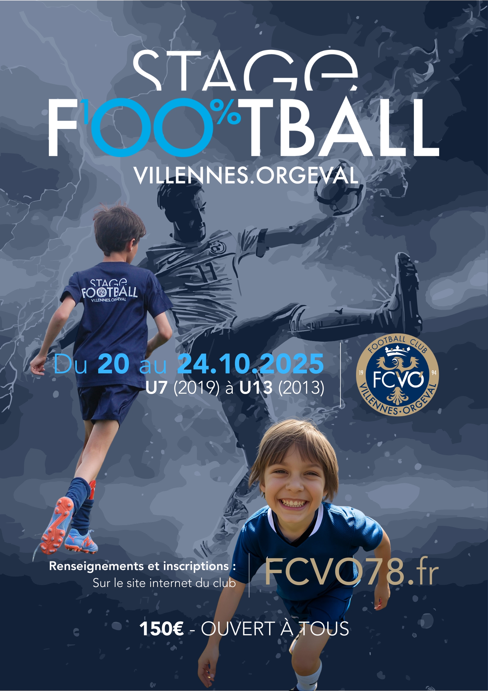 Inscription au stage de Football FCVO